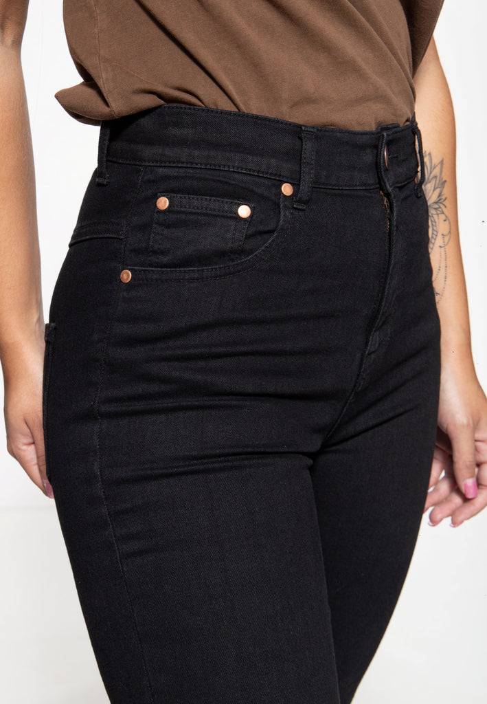 Queen Kerosin High Waist Slim Fit Jeans «Betty» Angebote