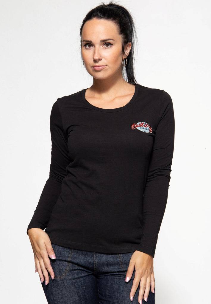 Queen Kerosin Basic Longsleeve «Built it up!» Günstiger Verkauf