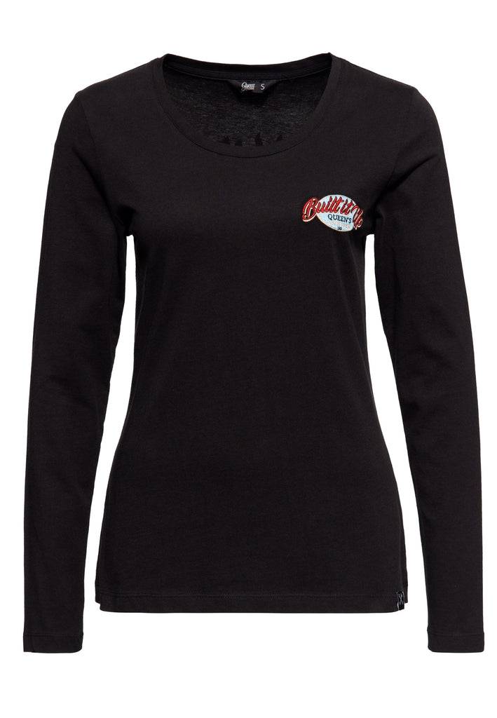 Queen Kerosin Basic Longsleeve «Built it up!» Günstiger Verkauf