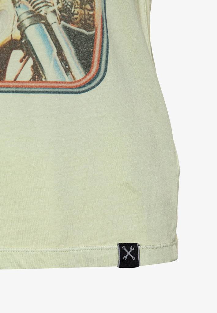 Queen Kerosin Acidwash T-Shirt «Road Queen» Meist gekauft