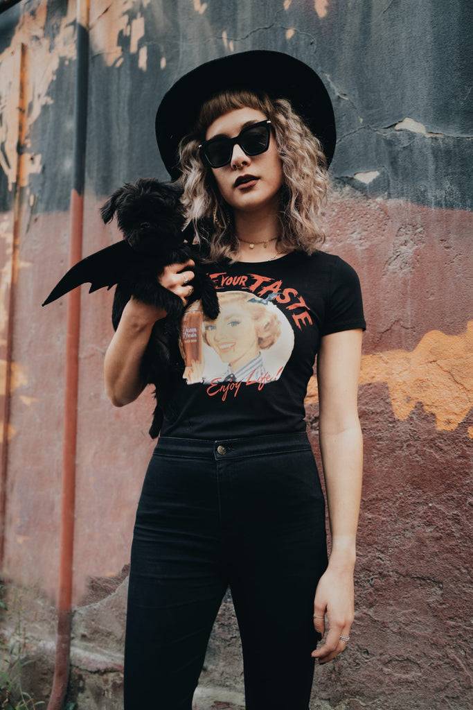 Queen Kerosin Slim Fit T-Shirt «Blood» Versandkostenfrei