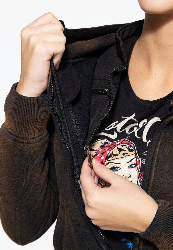Queen Kerosin Outdoor Sweatjacke «Q.K. Adventure Gear» Online Shopping