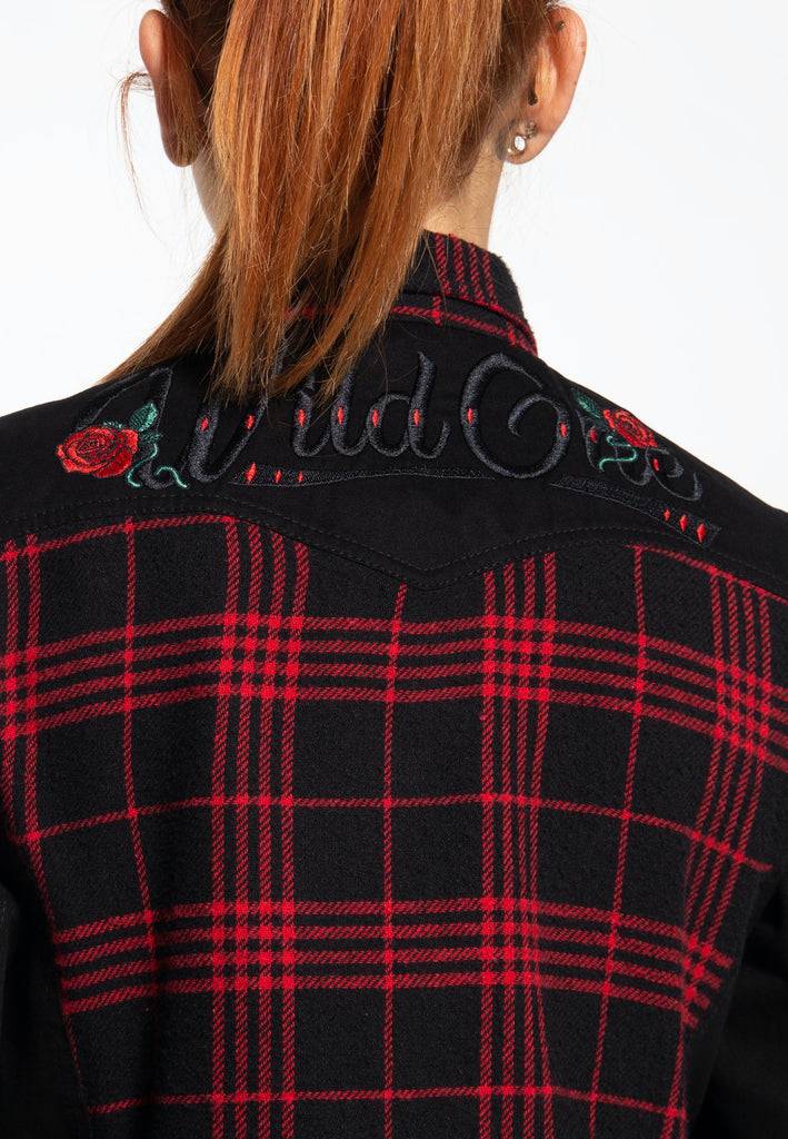Queen Kerosin Funktionshemd «Wild Ones Roses» Cyber Monday