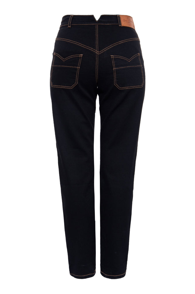 Queen Kerosin Vintage High Waist Jeans mit geradem Bein «Melly» Online Outlet