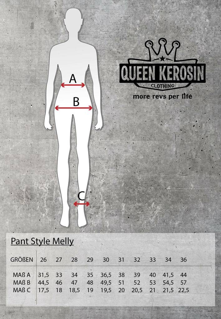 Queen Kerosin Vintage High Waist Jeans mit geradem Bein «Melly» Online Outlet