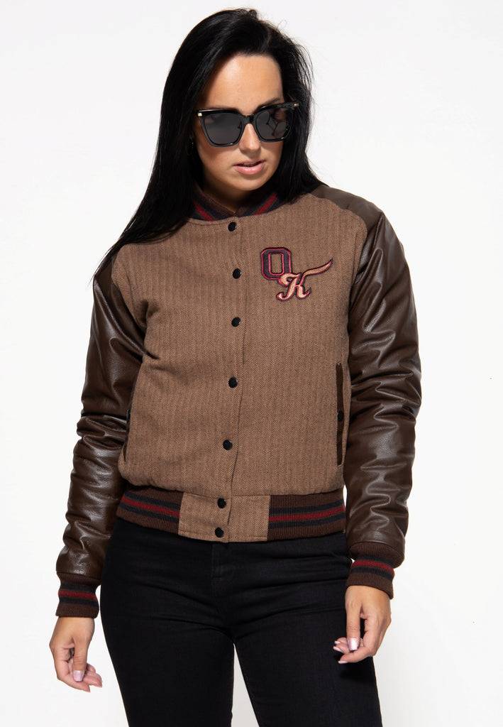 Queen Kerosin College Jacke Kostenlose Rückgabe
