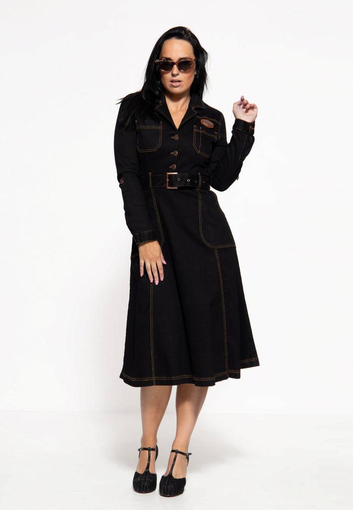 Queen Kerosin Workwear Swing-Dress «Motor Queen Service» Letzter Tag