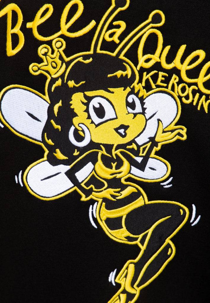 Queen Kerosin College Sweatjacke «Bee Queen» Sonderangebot der Fabrik