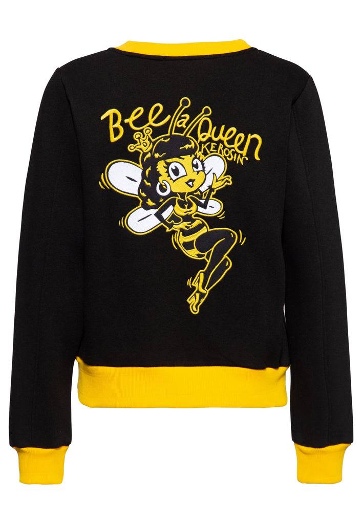 Queen Kerosin Pullover «Bee Queen» Bis zu 55% Rabatt