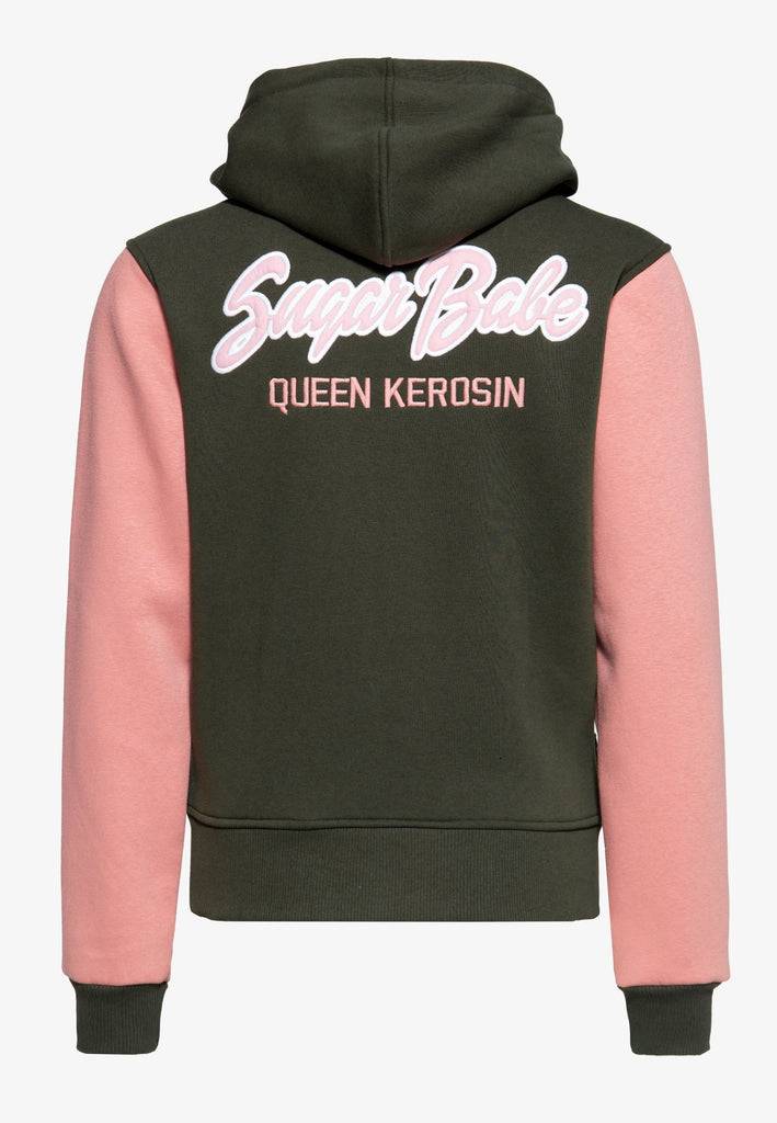 Queen Kerosin Sweatjacke «Sugar Babe» Discount Store für neue Produkte