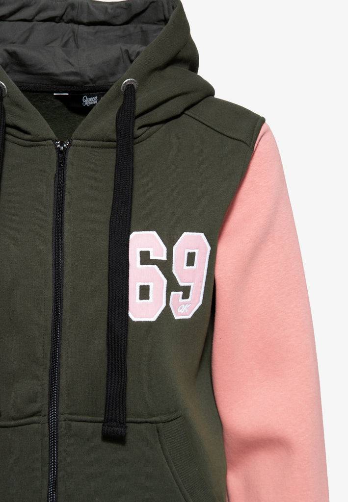 Queen Kerosin Sweatjacke «Sugar Babe» Discount Store für neue Produkte