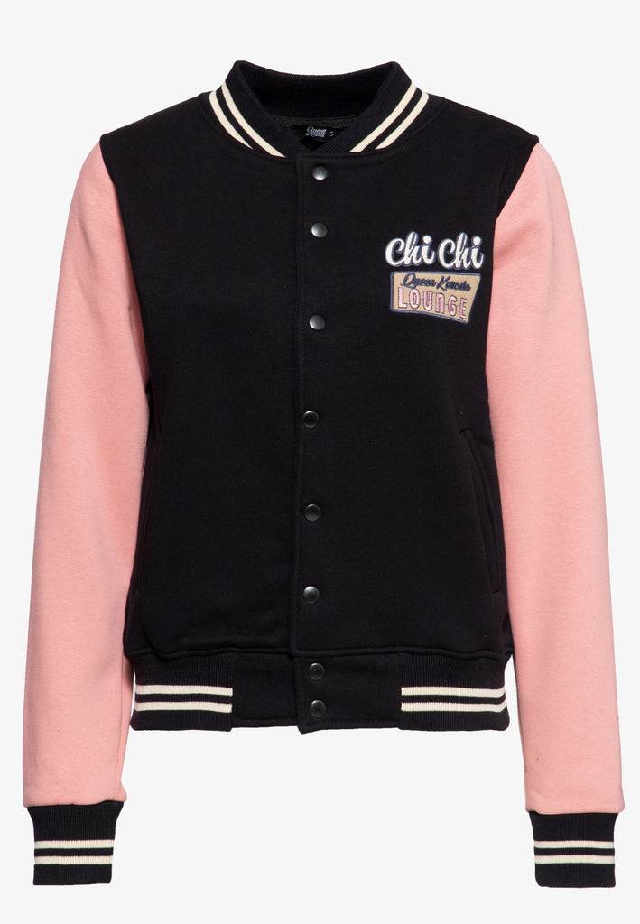 Queen Kerosin College Sweatjacke «Chi Chi» Super Rabatt