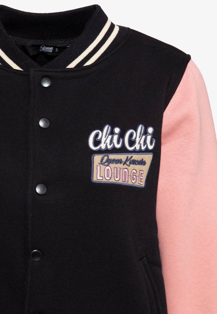 Queen Kerosin College Sweatjacke «Chi Chi» Super Rabatt