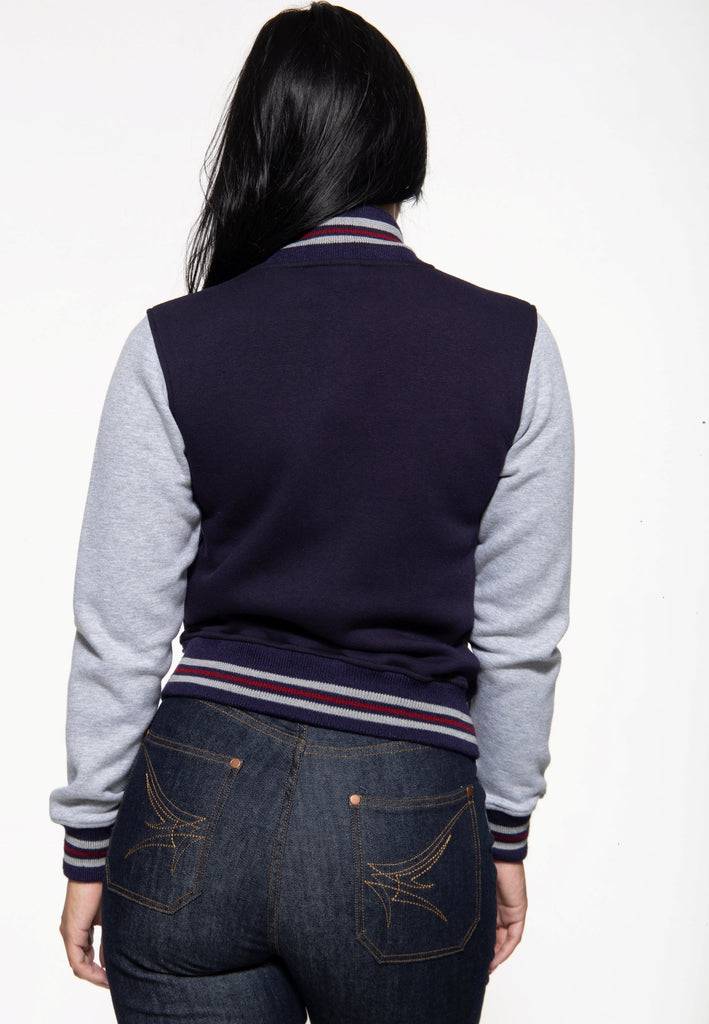 Queen Kerosin College Sweatjacke «Queen CA» Kostenloser Versand international