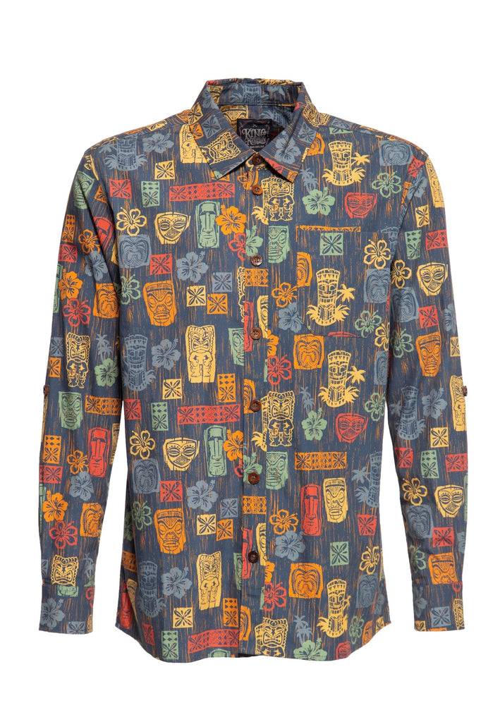 Queen Kerosin Allover Printed Hemd «Tiki's» Online