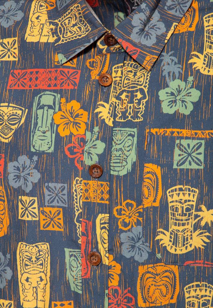 Queen Kerosin Allover Printed Hemd «Tiki's» Online