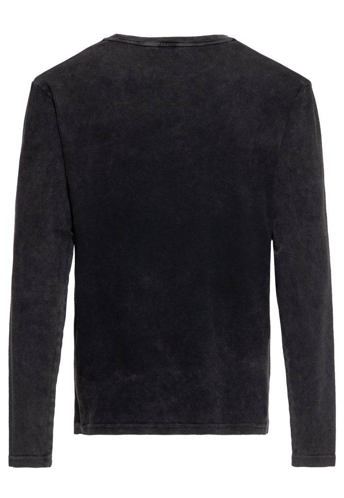 Queen Kerosin Acid washed Longsleeve «Road Runners» Outlet