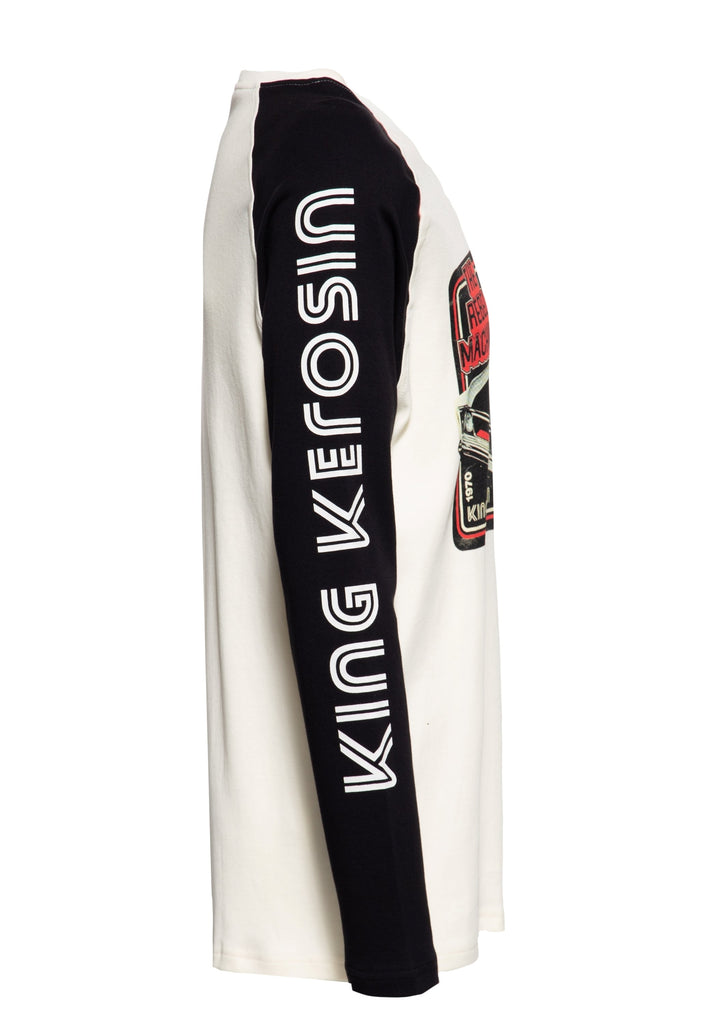 Queen Kerosin Raglan Longsleeve «The Rebel Machine» Auslauf