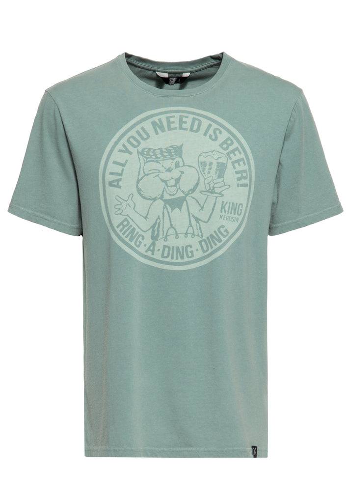 Queen Kerosin Classic T-Shirt Acid washed Hotsell