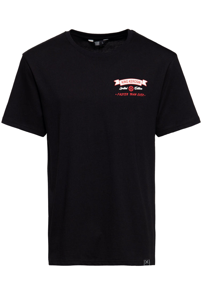 Queen Kerosin Classic T-Shirt «Motorway Oils» Kostenloser Versand