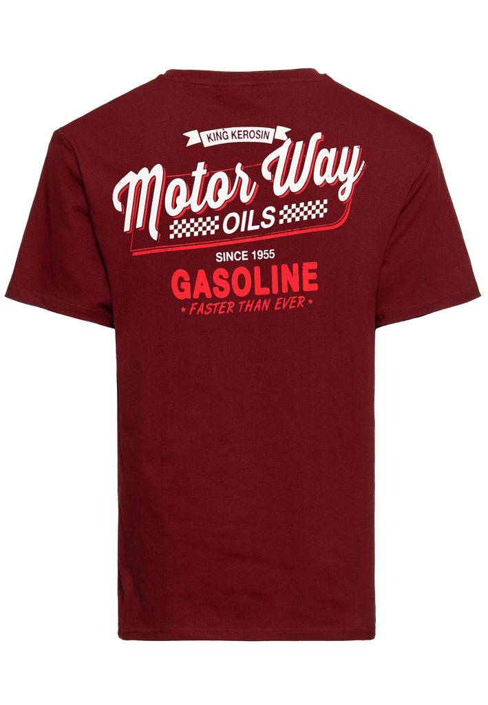 Queen Kerosin Classic T-Shirt «Motorway Oils» Kostenloser Versand