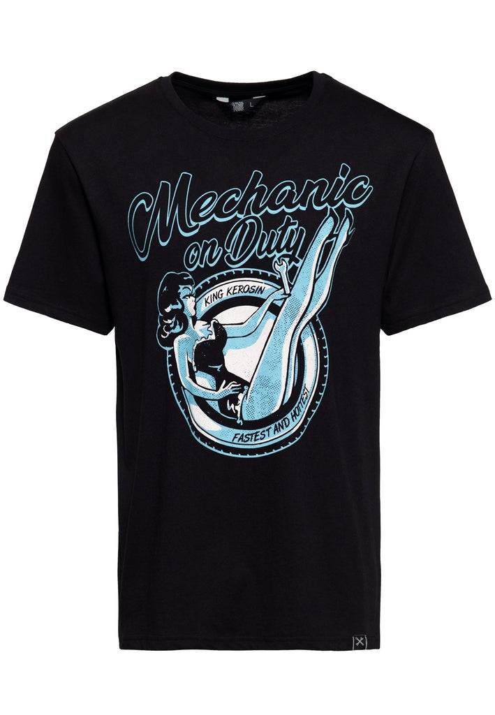 Queen Kerosin Classic T-Shirt «Mechanic on Duty»
