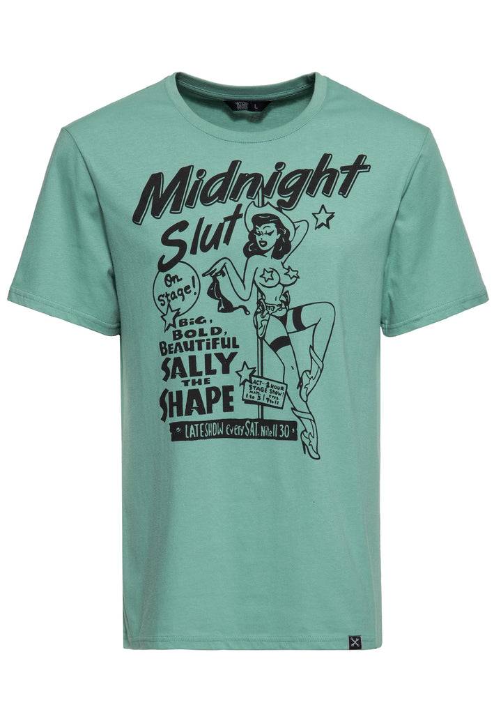 Queen Kerosin Classic T-Shirt «Midnight Slut» Sonderangebot