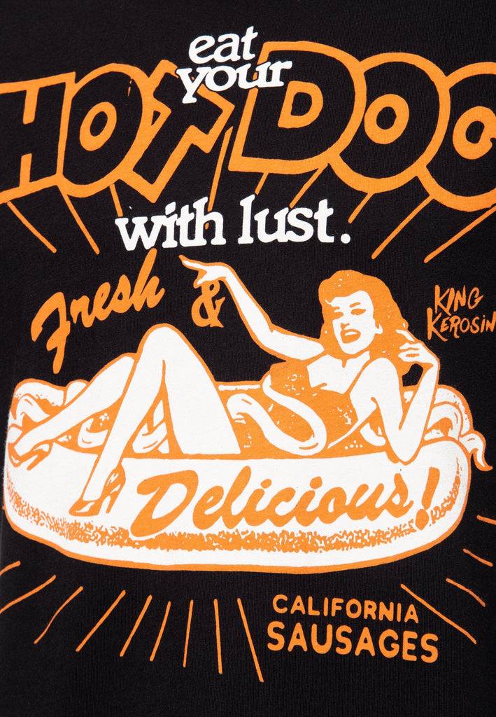 Queen Kerosin Classic T-Shirt «Delicious» Rabatt