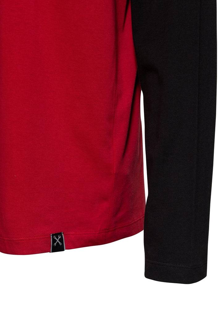 Queen Kerosin Interlock Longsleeve «Lone Rider» Preisnachlass