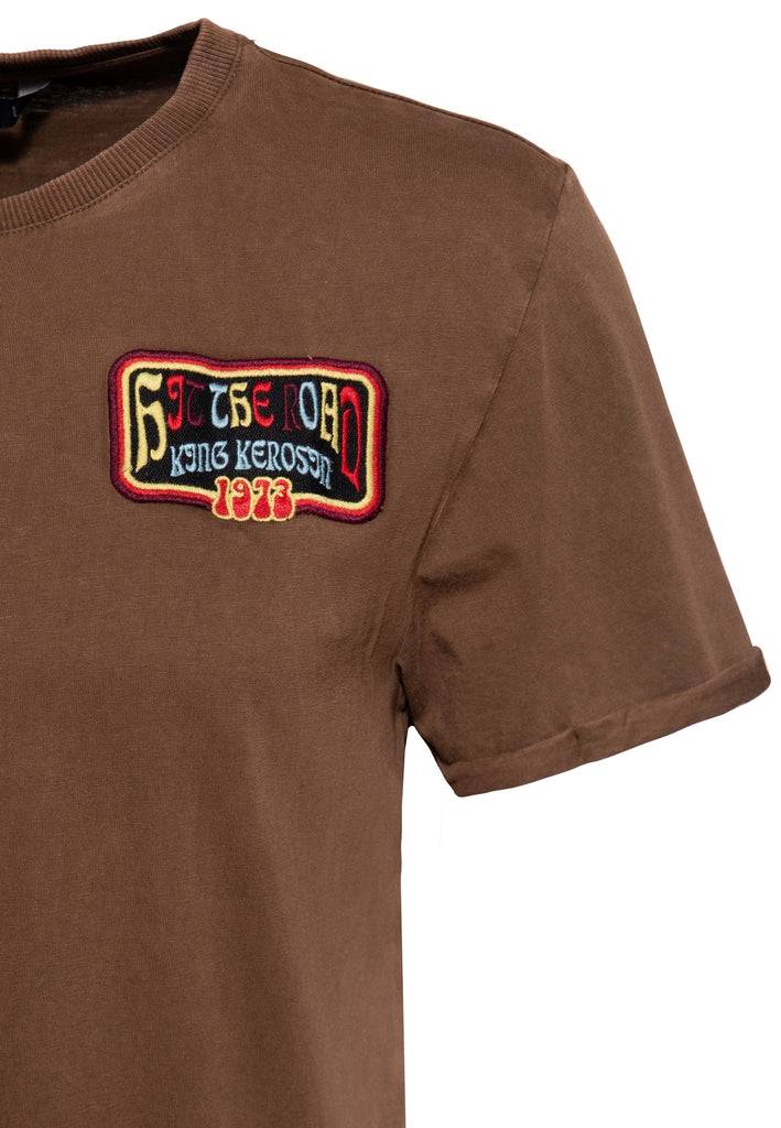 Queen Kerosin Acidwash T-Shirt «Hit the Road Jack» Black Friday