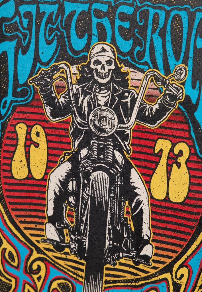 Queen Kerosin Acidwash T-Shirt «Hit the Road Jack» Black Friday