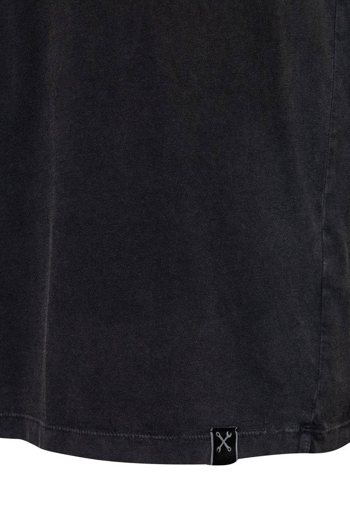 Queen Kerosin Acidwash T-Shirt «Born to fuck» Cyber Monday