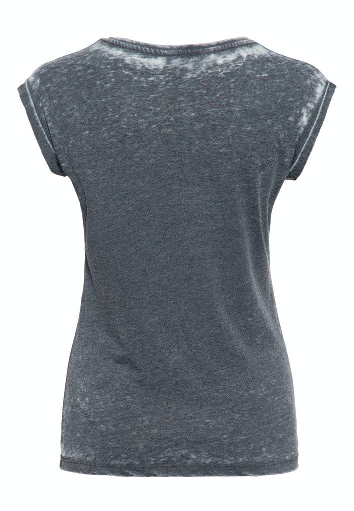 Queen Kerosin T-Shirt Enzyme Wash «Wild Ones» Lagerräumung