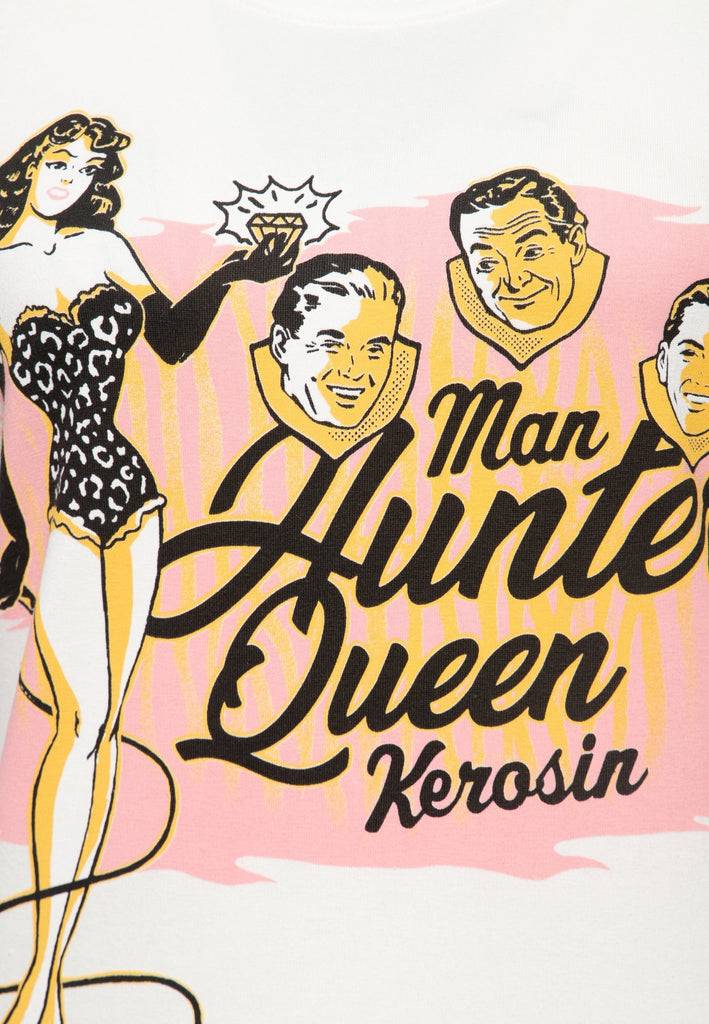 Queen Kerosin Classic T-Shirt «Man Hunter» Exklusive Angebote