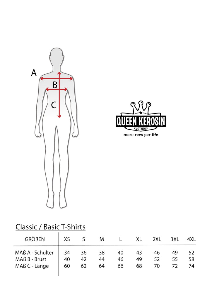 Queen Kerosin Print T-Shirt «Queens Bay» Große Rabatte