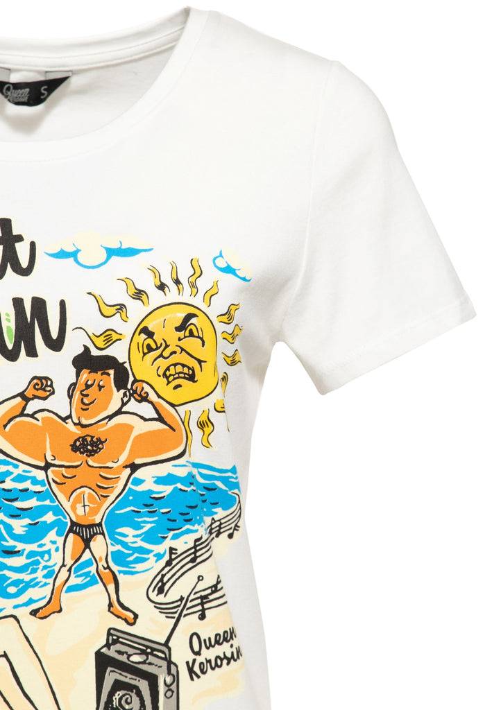 Queen Kerosin Classic T-Shirt «Get out of my sun» Neuheiten
