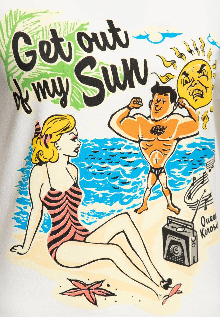 Queen Kerosin Classic T-Shirt «Get out of my sun» Neuheiten