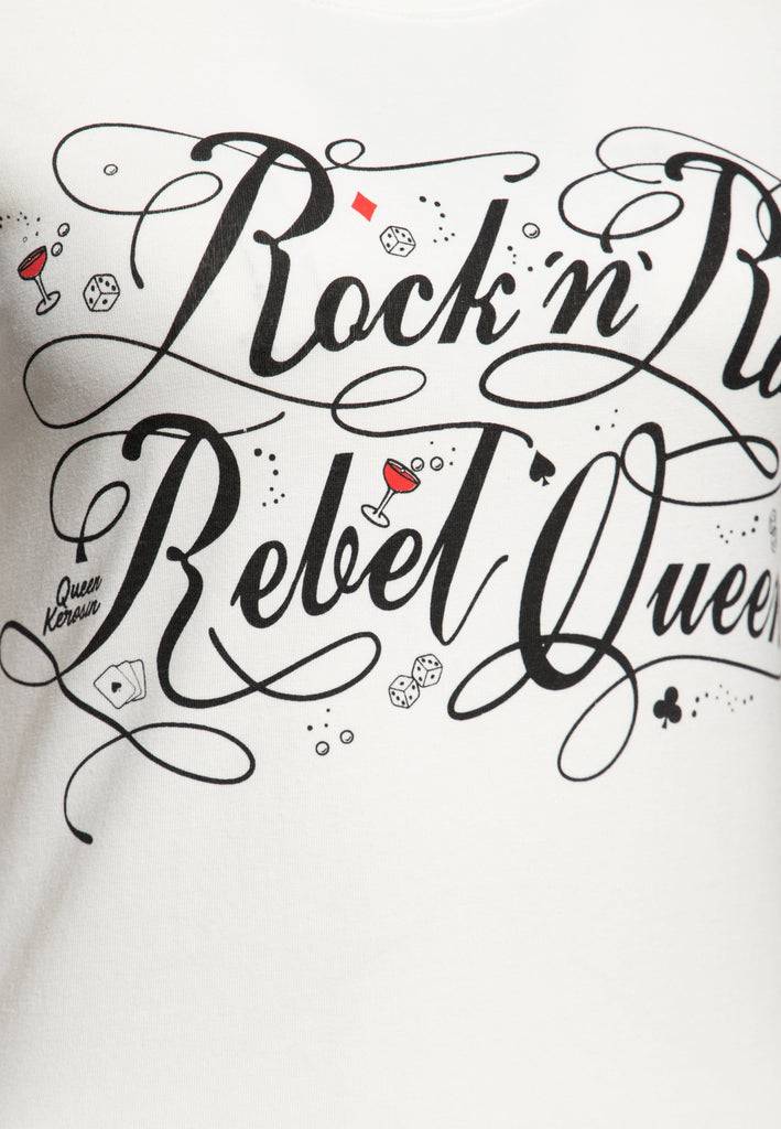 Queen Kerosin Classic T-Shirt «Rock'n'Roll Rebel Queen» Kauf eins, bekomm eins gratis