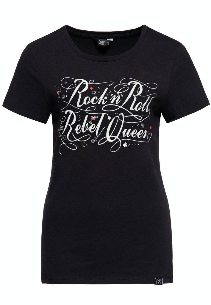 Queen Kerosin Classic T-Shirt «Rock'n'Roll Rebel Queen» Kauf eins, bekomm eins gratis