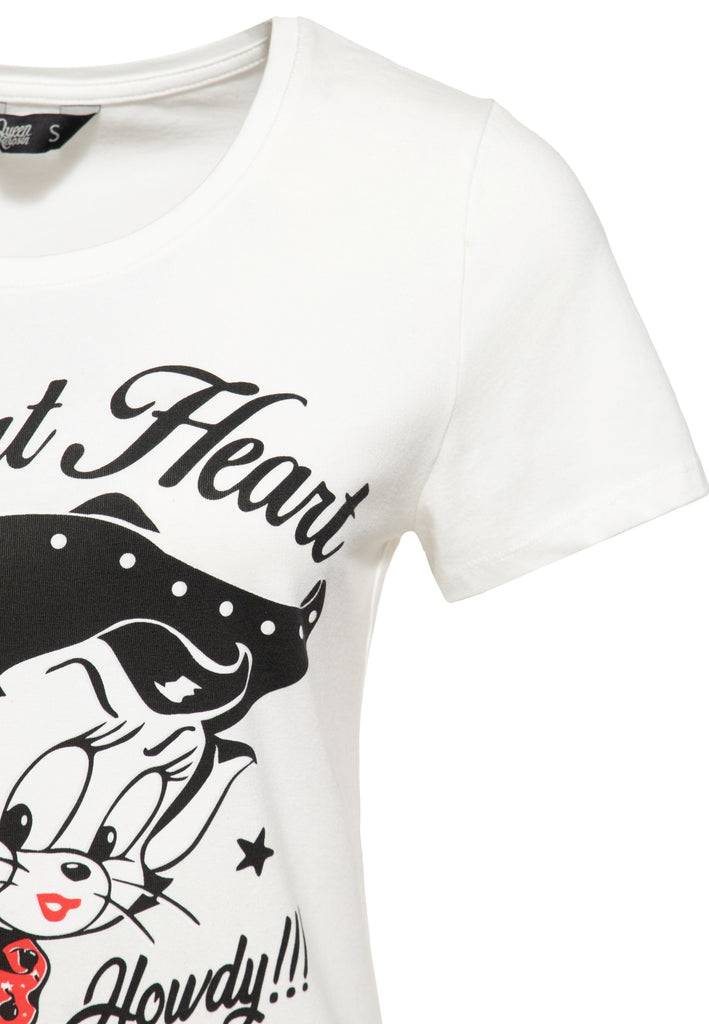 Queen Kerosin T-Shirt «Howdy» Tägliche Deals