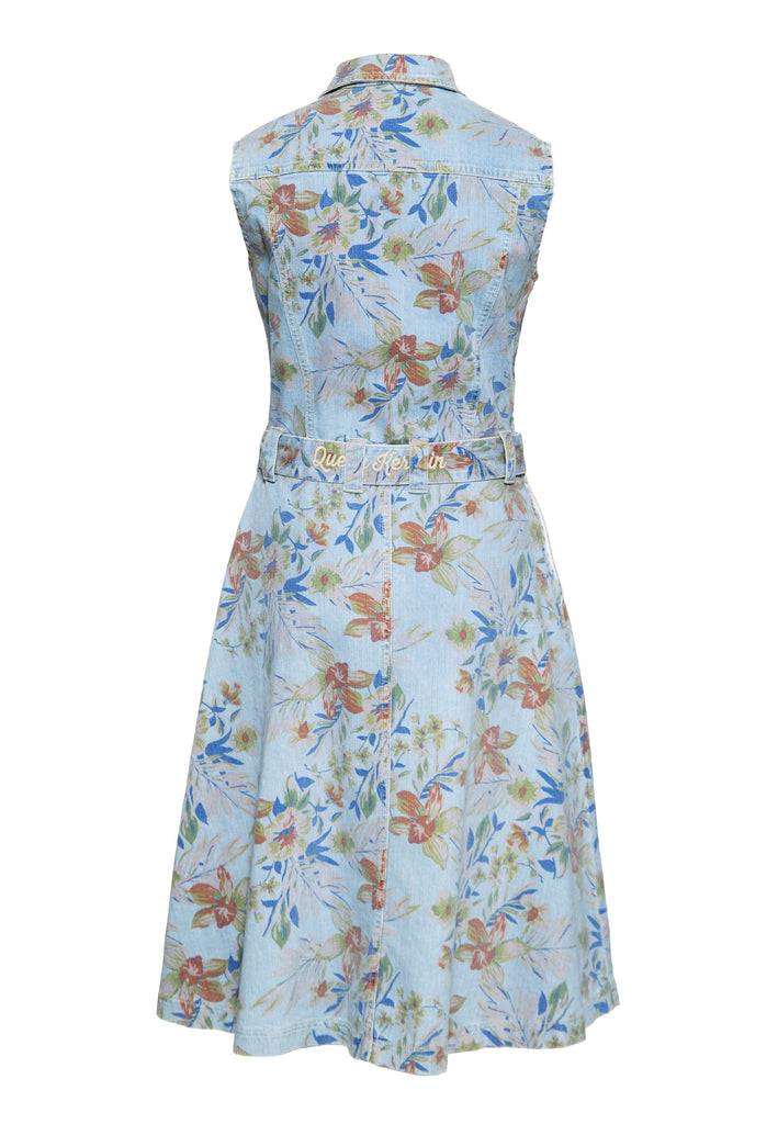 Queen Kerosin Denim Workwear Swing Kleid «Hawaii» Bis zu 60% Rabatt