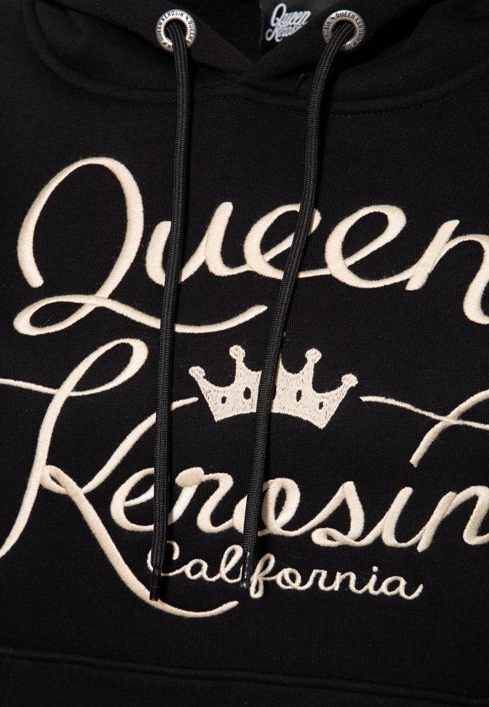 Queen Kerosin Hoodie mit Stickerei «Q California» Begrenzt auf 3 Tage