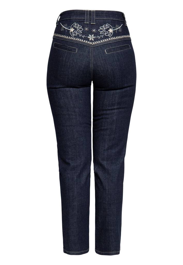 Queen Kerosin 50's Fit Western Jeans 50% Rabatt für begrenzte Zeit
