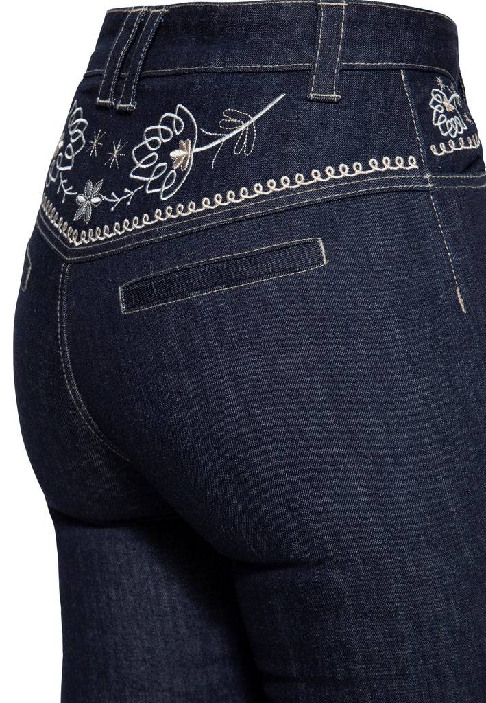 Queen Kerosin 50's Fit Western Jeans 50% Rabatt für begrenzte Zeit