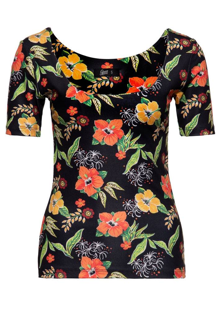 Queen Kerosin T-Shirt mit Allover-Print Online