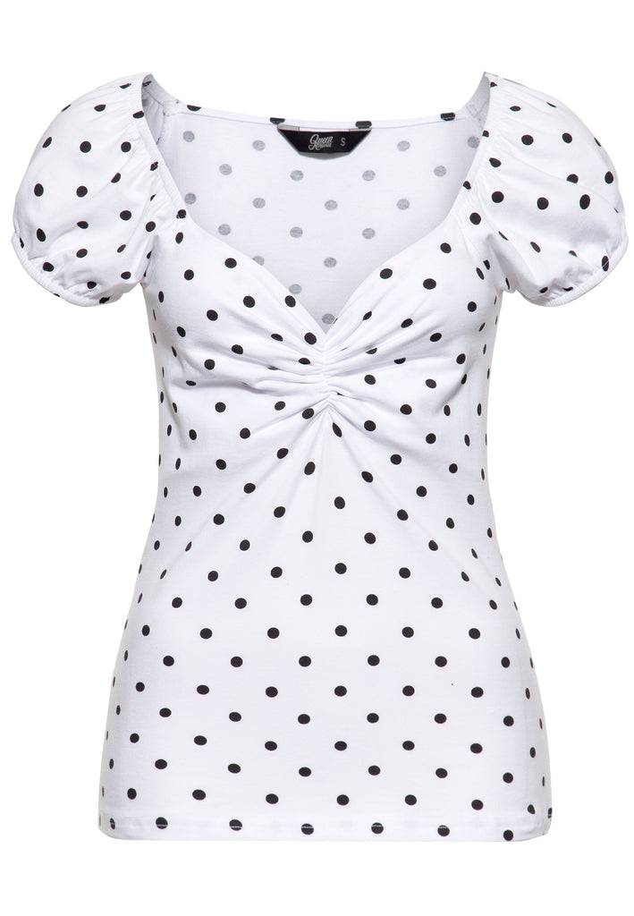 Queen Kerosin T-Shirt mit Polka-Dots Verkauf