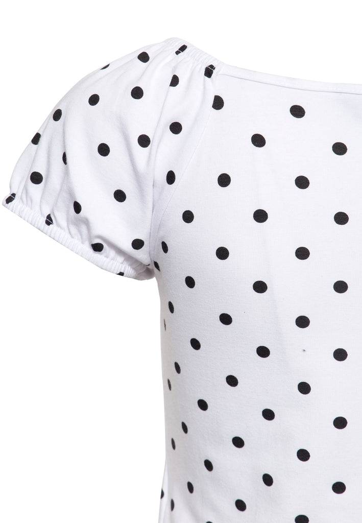 Queen Kerosin T-Shirt mit Polka-Dots Verkauf