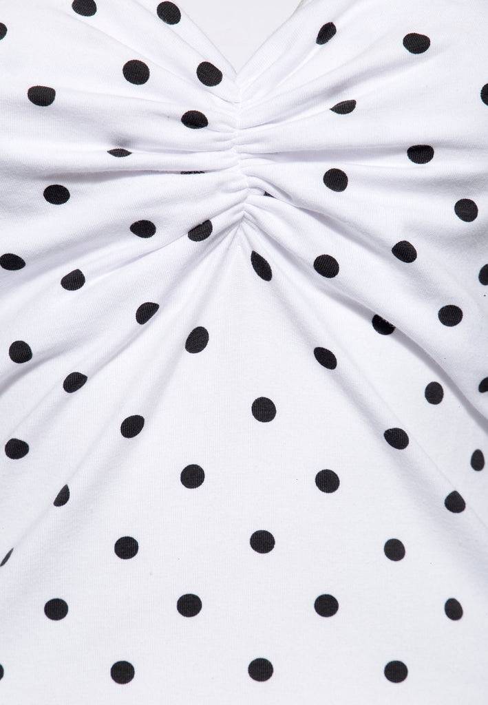 Queen Kerosin T-Shirt mit Polka-Dots Verkauf
