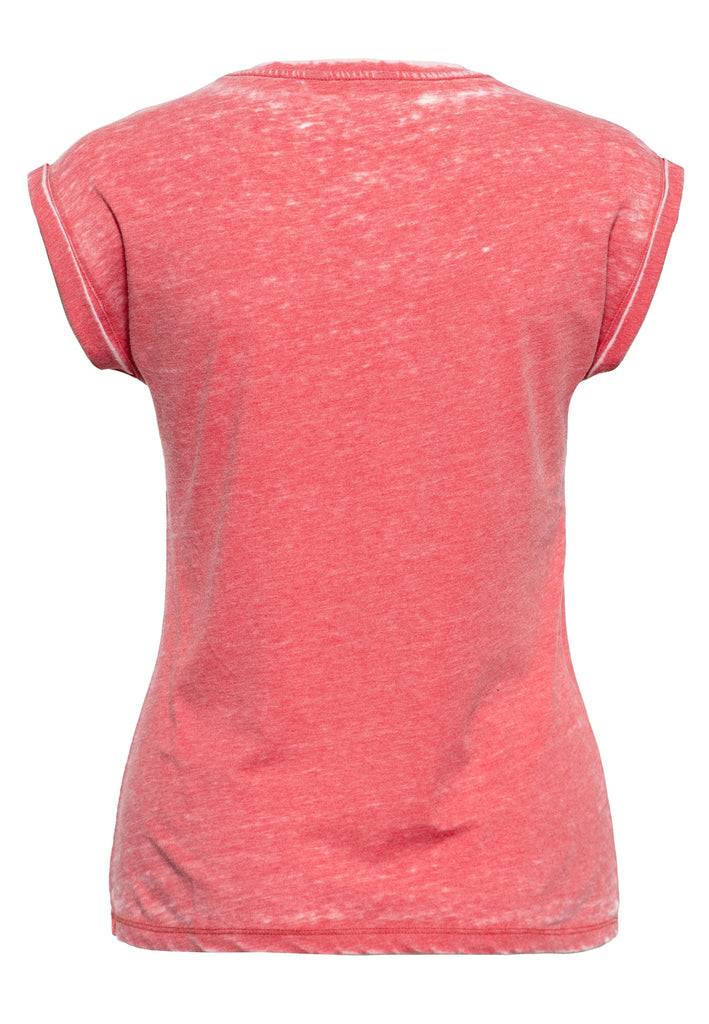 Queen Kerosin Roll-Up Sleeve T-Shirt «Ride to Live» Hotsell