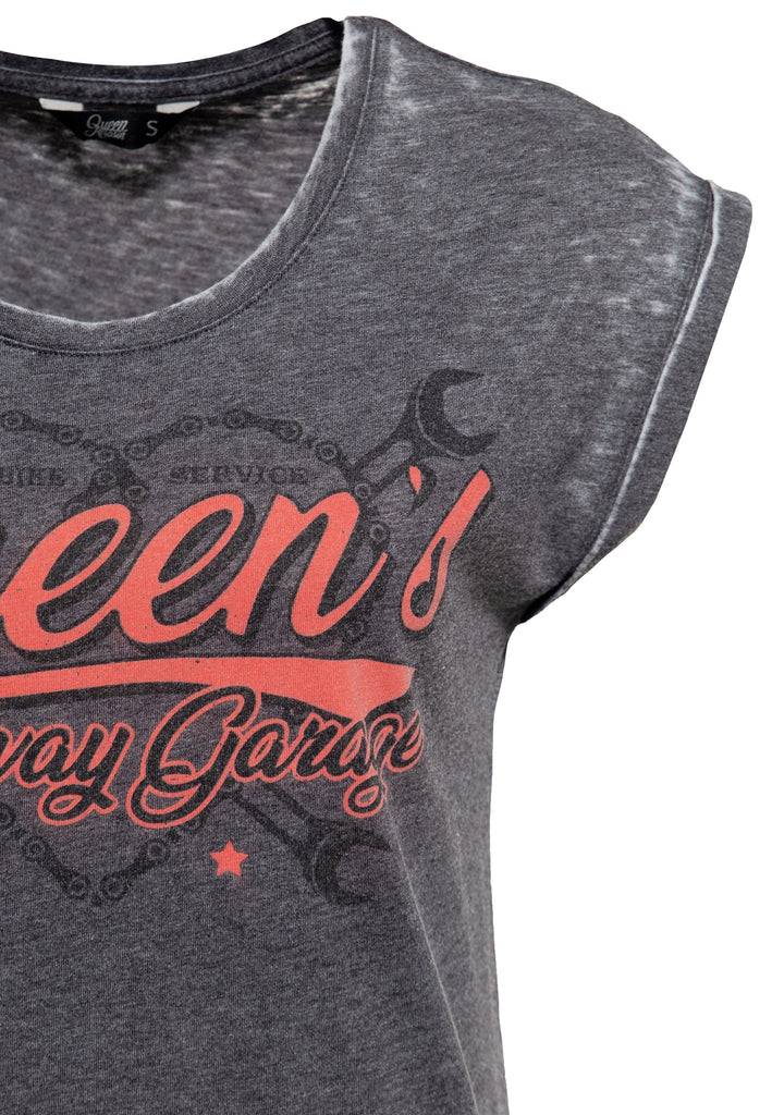 Queen Kerosin T-Shirt «Queen's Speedway Garage» im Angebot